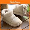 Indoor Womens Cotton Slippers With Bow Knot Nonslip Warm Thick Cozy For Autumn Winter Comfort