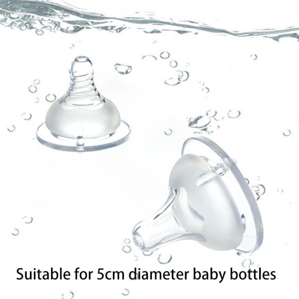 Food Grade Silicone Silicone Bottle Nipples Medium Flow Baby Bottles Teats  Baby Supplies