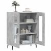 Sideboard Concrete Grey 69.5 x 34 x 90 cm Wood Based Material