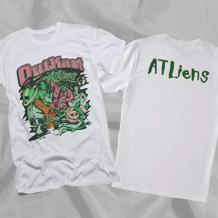 

Outkast Atliens Unisex Vintage Rare White Double Sided T-Shirt XL