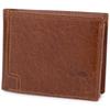 Portfel skórzany męski poziomy klasyczny brązowy RFiD Beltimore D40