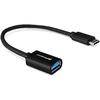 USB Adapter - Phoenix Technologies - USB 3.0 Female To Type-c - Data Transfer - Black