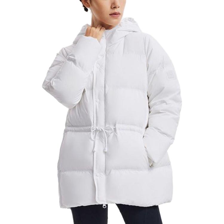 Li Ning Thickened Warm Trendy Casual Mid-Length Duck Down Jacket Unisex outerwear AYMS032-5