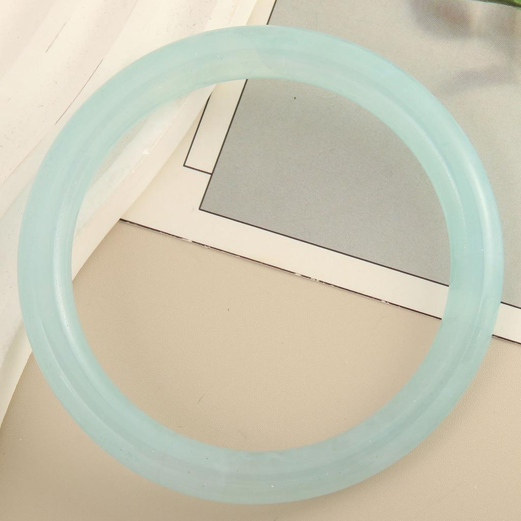 Fashionable Candy Color Acrylic Resin Chunky Bangles for Women Goth Geometric Charm Hand Bracelets Couple Jewelry