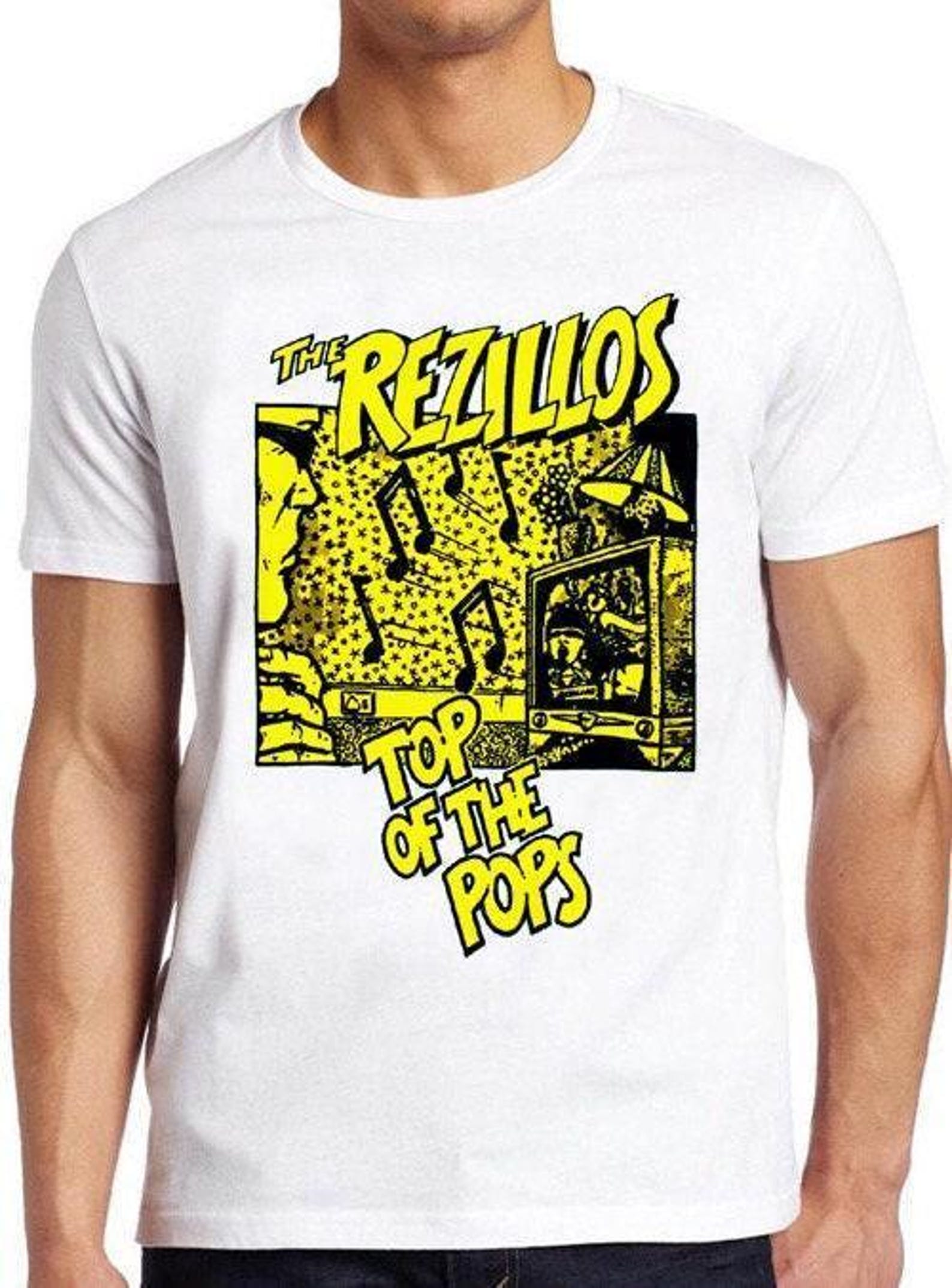 Rezillos Top Of The Pops T Shirt B1855 Gift Top Tee M
