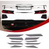 Car Tail Light Vinyl Overlay Tinted Cover Trim Compatible with C8 Corvette Stingray Z51 Z06 2020-2025 Taillights Dark Smoke Wrap Cover Vinyl Decals