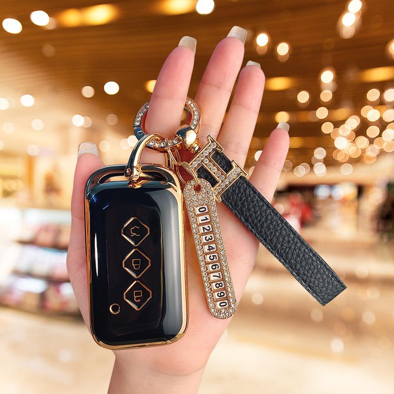 Applicable To 2022 Wuling Xingchen Car Key Cover, Jiachen Xinghui Xingyao Xingguang High-end Bag Protective Case Buckle