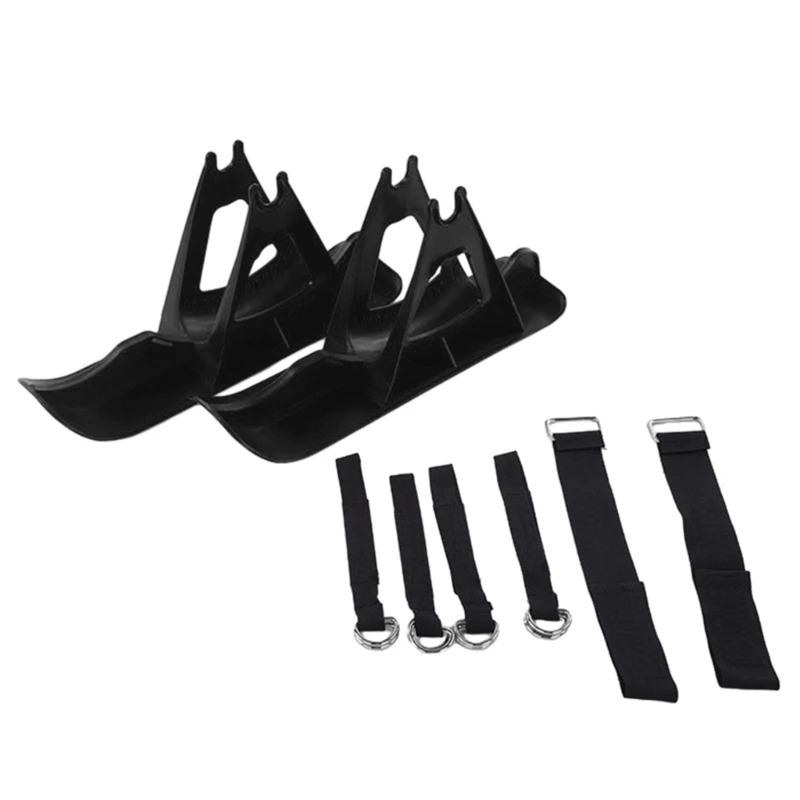 Прочный самокат, лыжная доска, беговел, лыжные сани, сани, лыжная доска, пляжный скейтборд, принадлежности для катания на лыжах на открытом воздухе. чёрный