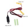 Universal 1m Dual LR03 Battery Eliminator US Plug Power Supply Adapter Replace 2x 1.5V AA AAA Battery for LED Light Toys