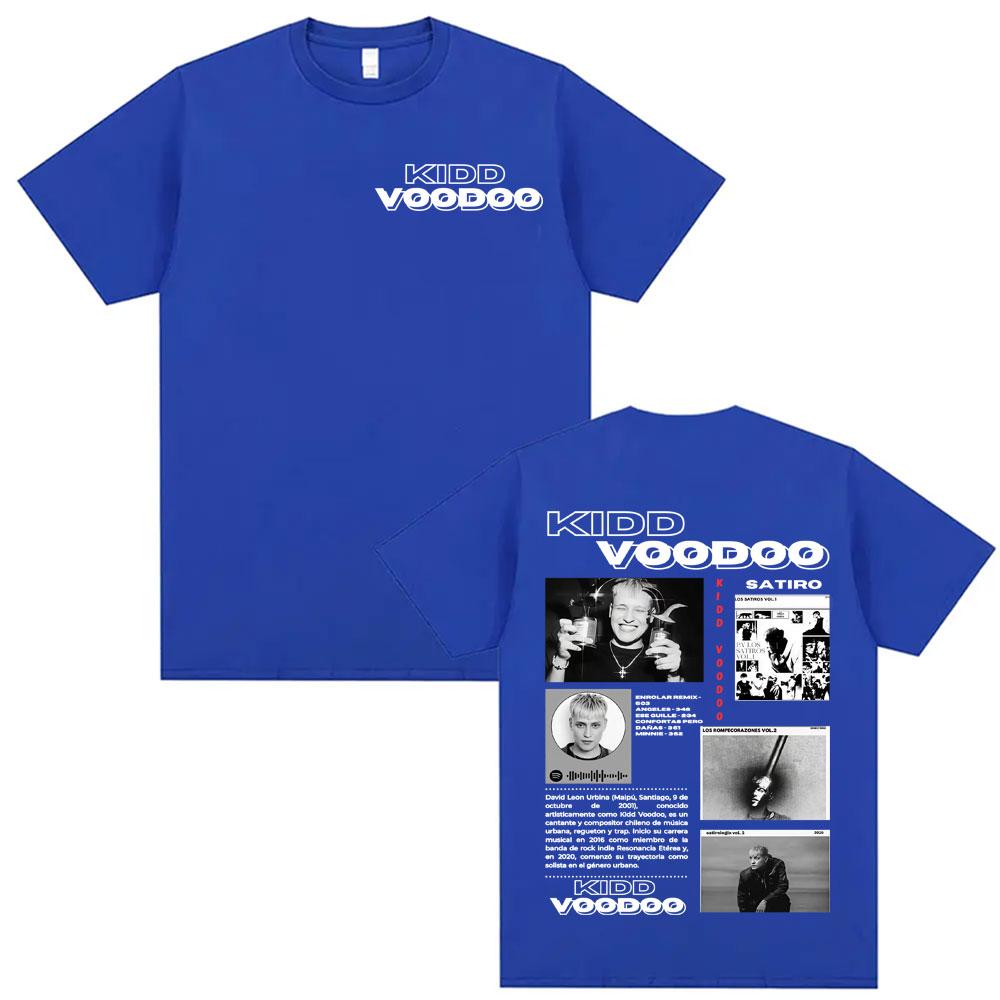 Kidd Voodoo Satiro Tour 2025 Graphic Tee Shirt Unisex Women Vintage Harajuku Hip Hop Tshirt High Quality Oversized Classic T Shirt