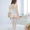 Good Women's Sleepwear Sexy Transparent Hollow Underwear One-piece Stockings Body Adult Sling Open Crotch Bodysuit New 1PC