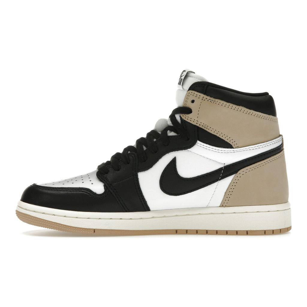 Baskets Air Jordan 1 Retro High OG Latte Femme Marron Noir Légende-Marron-Moyen FD2596-021