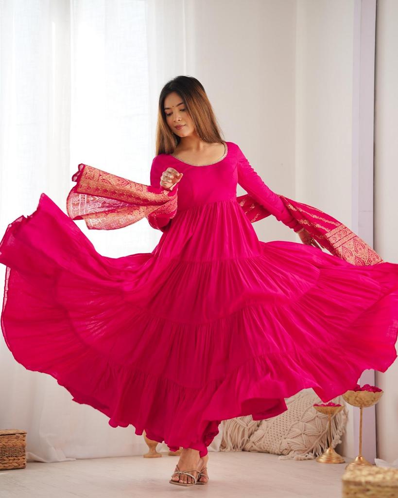 Indian Pakistani Designer Anarkali Salwar Kameez Suit Women Bollywood Ready To Wear