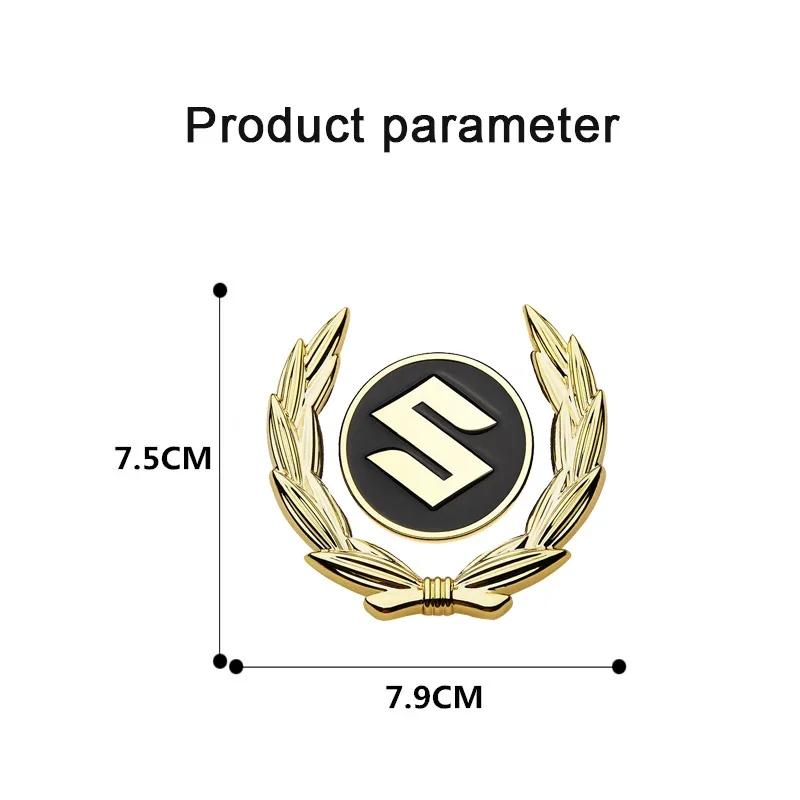 3D Sticker for Suzuki SX4 S Cross Swift Grand Vitara Jimny Samurai XL Alto Liana Ignis Emblem Car Side Rear Badge Decoration
