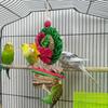 Vine Global Five-Pointed Star Bird Toy Colorful Dried Fruit Wood Block Hot Selling Cross-Border Pet Toy