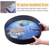 16 Inch Ocean Drum Wooden Handheld Sea Wave Drum Percussion Instrument Gentle Sea Sound Musical Toy Gift for Kids