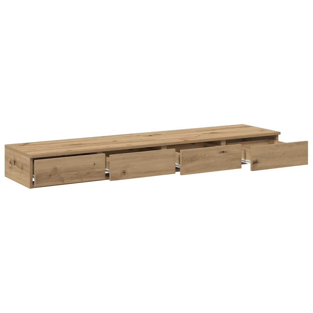 Bed Drawers Artisan Oak 135 x 36.5 x 16.5 cm Engineered Wood