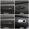 For Volvo XC60 2018 2019 2024 Glove Storage Box Adjust Switch Button Cover Trim Stainless Steel Interior Moulding Sticker