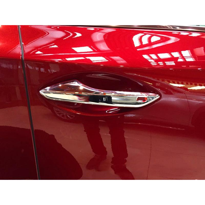 4Pcs Chrome Silver Car Door Handle Cover Trim ABS Plastic Fit For Lexus NX200t NX300 NX300h 2021 2020 2019 2018 2017 2016 2015