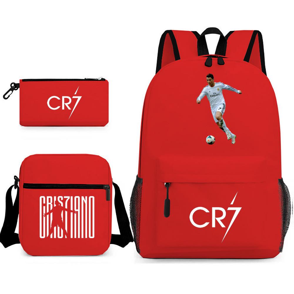 Stitc Cartoon Full Print Backpack Student Bag Pencil Case Two-Piece Set Children'S Backpack