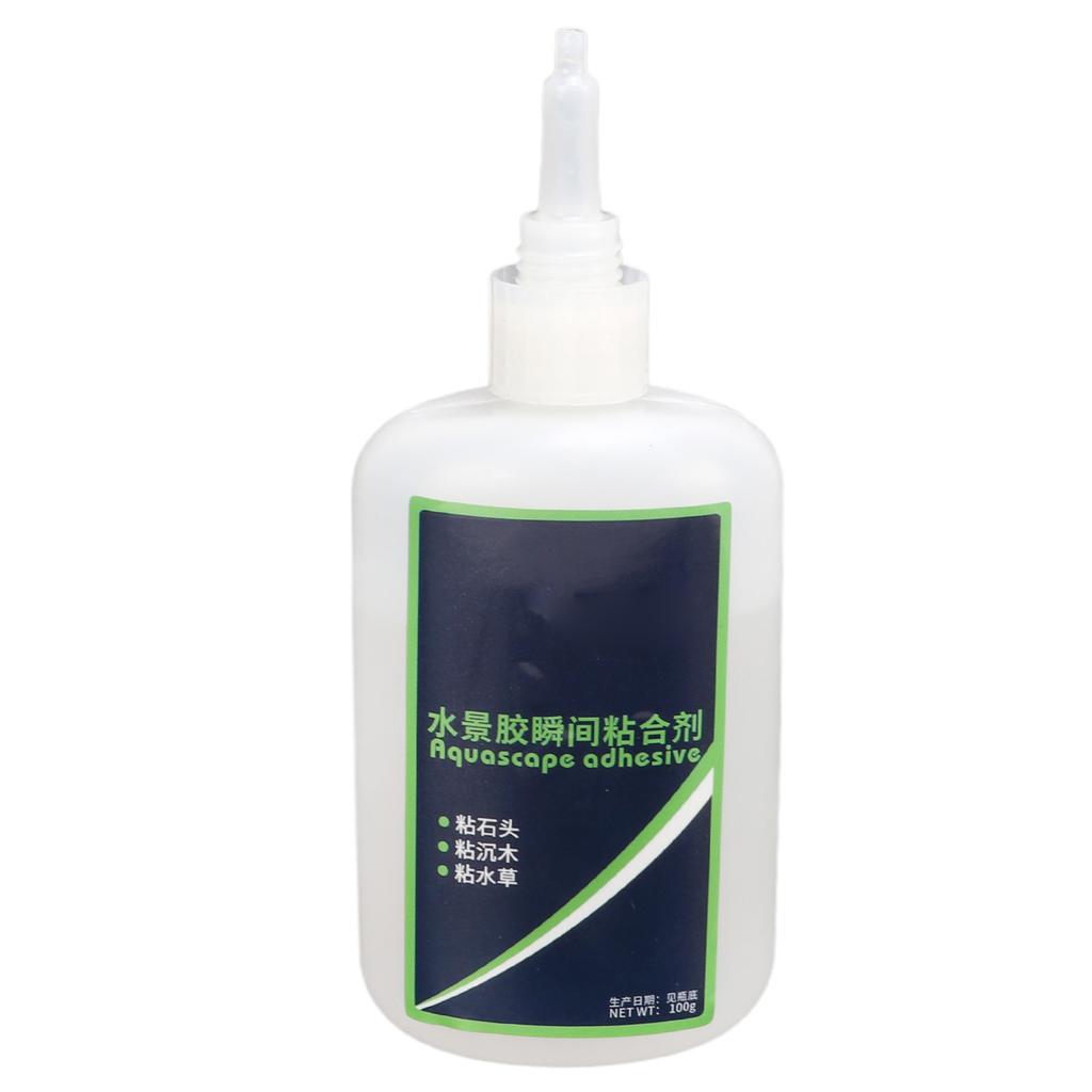 Aquascape Adhesive Professionl Quick Drying Instant Aquarium Glue for Aquarium Supplies Stone Plastic Water Grass