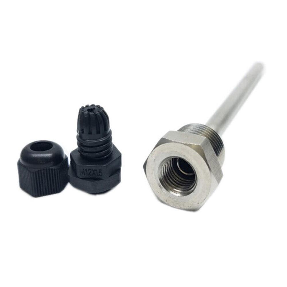 30-200mm Thermowell 304 Stainless Steel 1/2 BSP G Thread For Temperature Sensor Protects Thermometer