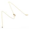 Adjustable Necklace Chain, 30cm, Sliding Clasp, K14GF Gold Filled, Length Adjustable, Hypoallergenic, Width Approx. 1.1mm