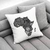 Africa Map ART Throw Pillow Case For 50x50cm 40x40cm 55x55cm 45x45cm 30x30cm Square Bedroom Pillowcase Cover