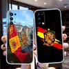 IK61 Spain Flag Transparent Phone Case for LG K22 K30 K40 K40S K41 K42 K50 K50S K51 K51S K52 K61 K62 K71 K92 Q60 Q61 V40 V50 V60