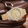 Orologio da polso unisex al quarzo analogico con datario Quadrante con strass scintillanti Orologio da polso per uso quotidiano, in ufficio, alle feste