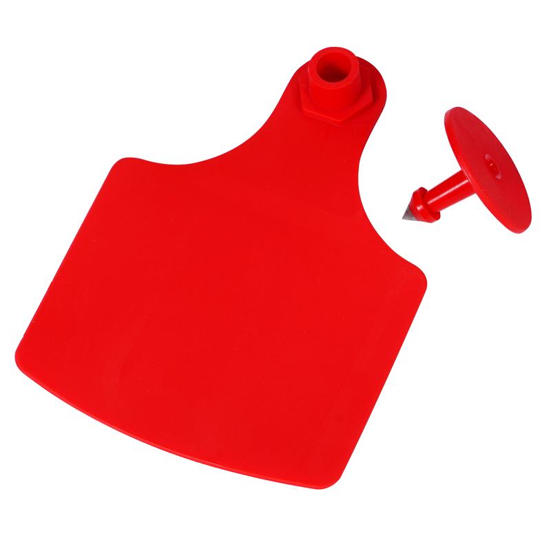 100Pcs Cow Ear Tag Large Size 105x75mm Animal Identification Card Label without Words Livestock Ear Tag Marker Signage