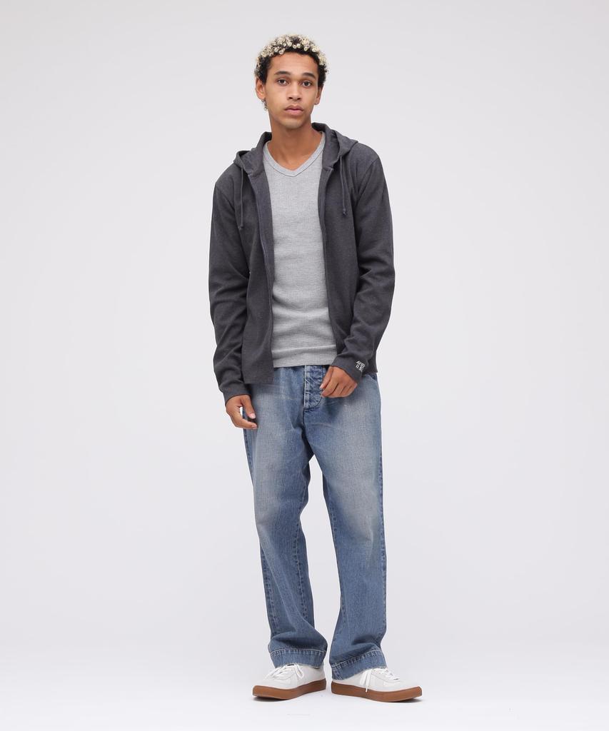 Avirex Daily Fullzip Rib Parka Size 019 Charcoal (6153641), XL,