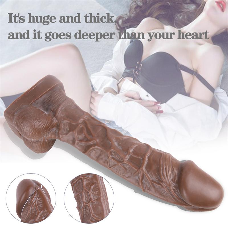 Emperor Monument Super Thick Long Simulation Big Dildo Penis SM Sex Toy Appliance Big Anal Plug