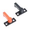 Push Type Zinc Alloy Fire Buckle Rotating Limit Device T-shaped Locking Pin Corrosion Resistant for Construction Site Facilities