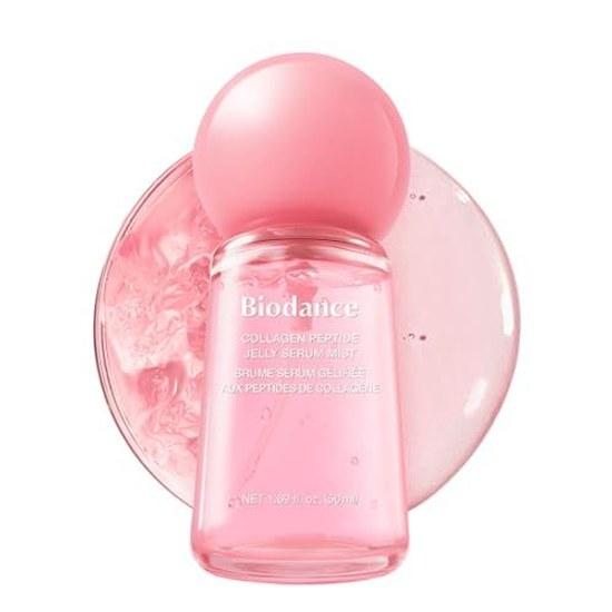 Bio Dance Collagen Peptide Jelly Serum Mist (50ml) Toner Moisturizing Essence Pore Elasticity Hydration Inner Dry Skin Pump Korean Cosmetics
