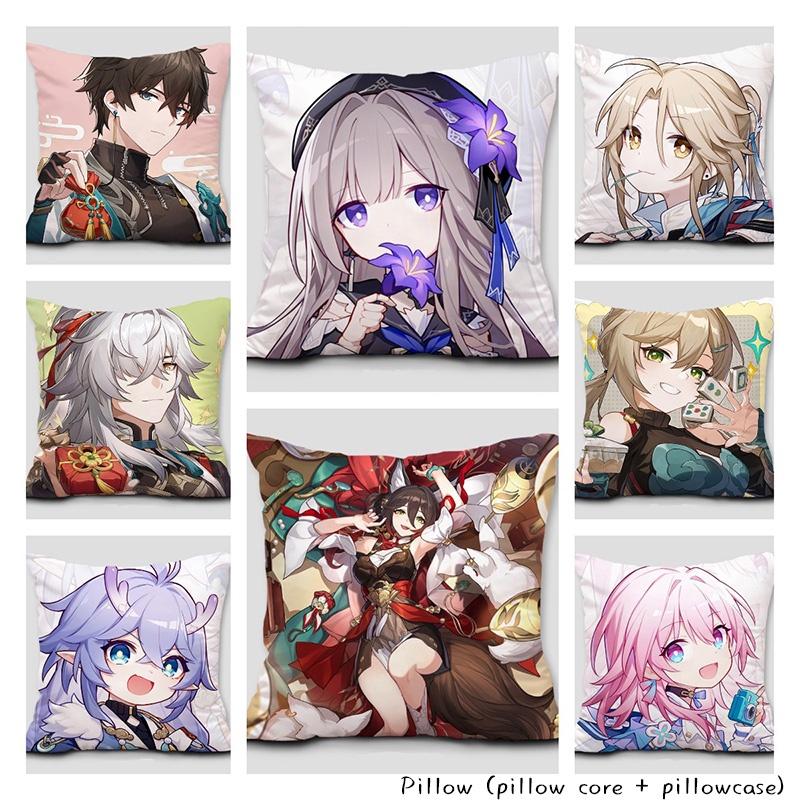 Honkai Star Rail Double-sided Peach Skin Cushion For Sofa And Bed