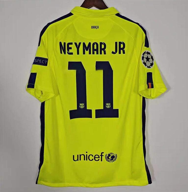 A Football Jersey Retro Classic Star Print Club Barcelona C Romesi Jersey