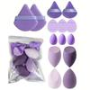 14Pcs Makeup Sponge Velvet Cosmetic Blenders Makeup Sponge Finger Puff Foundation Puffs Make Up Accessories Makeup Tools