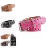 Modern Hollowed Metal Leather Womens Waist Belt With Pin Buckle For Hip Hop Fashion And Daily Use
