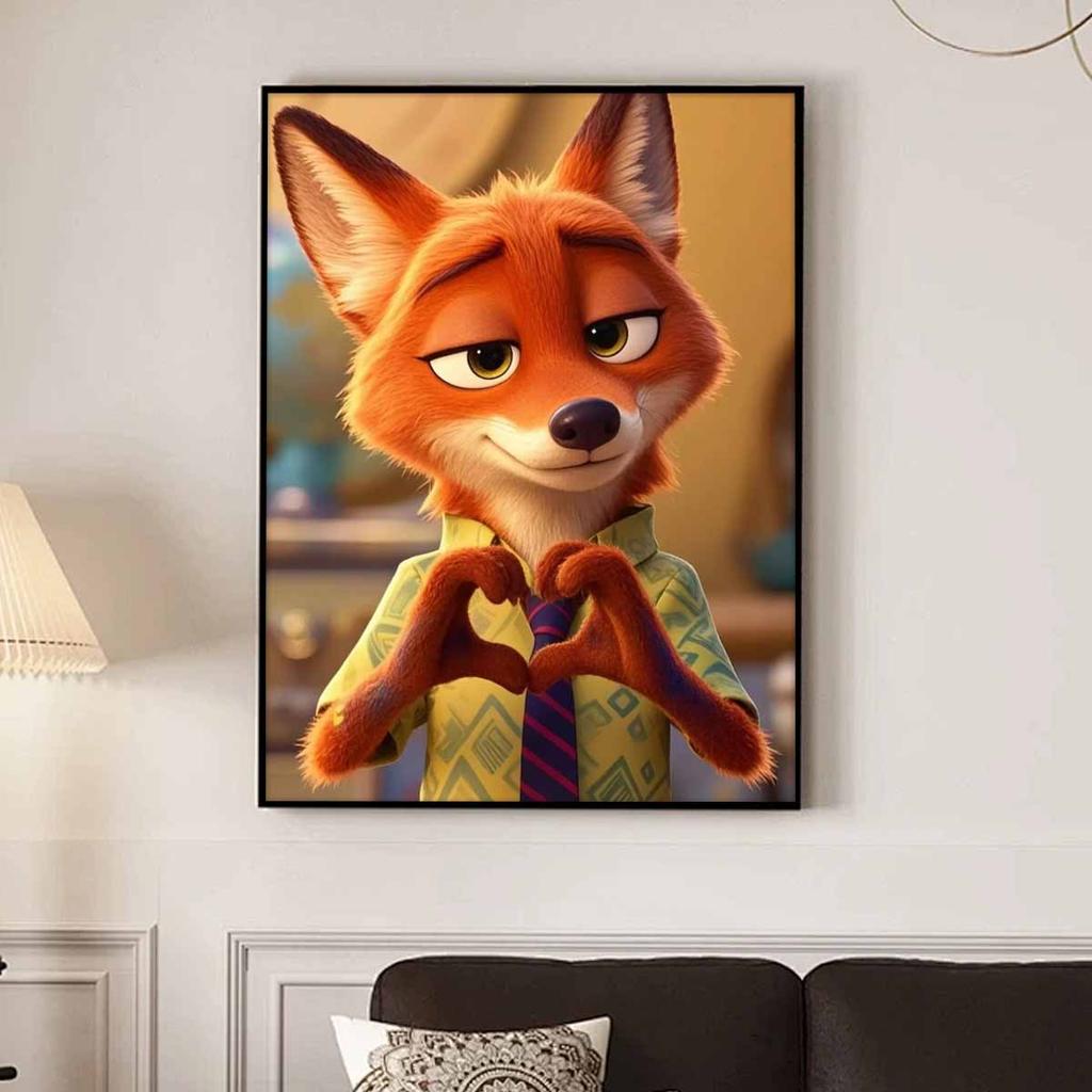 DIY Diamond Painting Handsome Fox Cross Stitch Kit Mosaic Art Diamond Painting Full Circle Diamond Home Decoration
