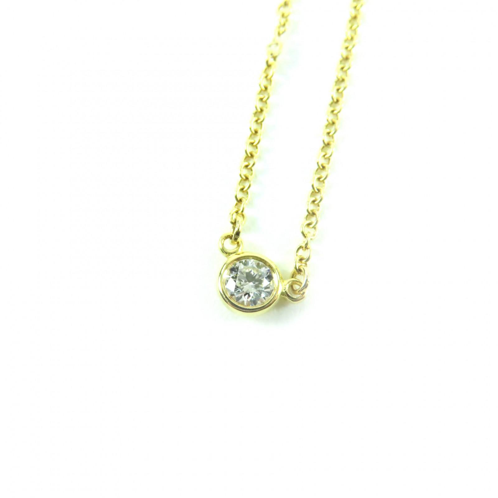 

Great TIFFANY&Co. Necklace By the yard Current product 1P diamond gold 18K Used