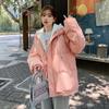 2024 Winterjacke aus verdickter Baumwolle im koreanischen Stil mit Kapuze für Damen