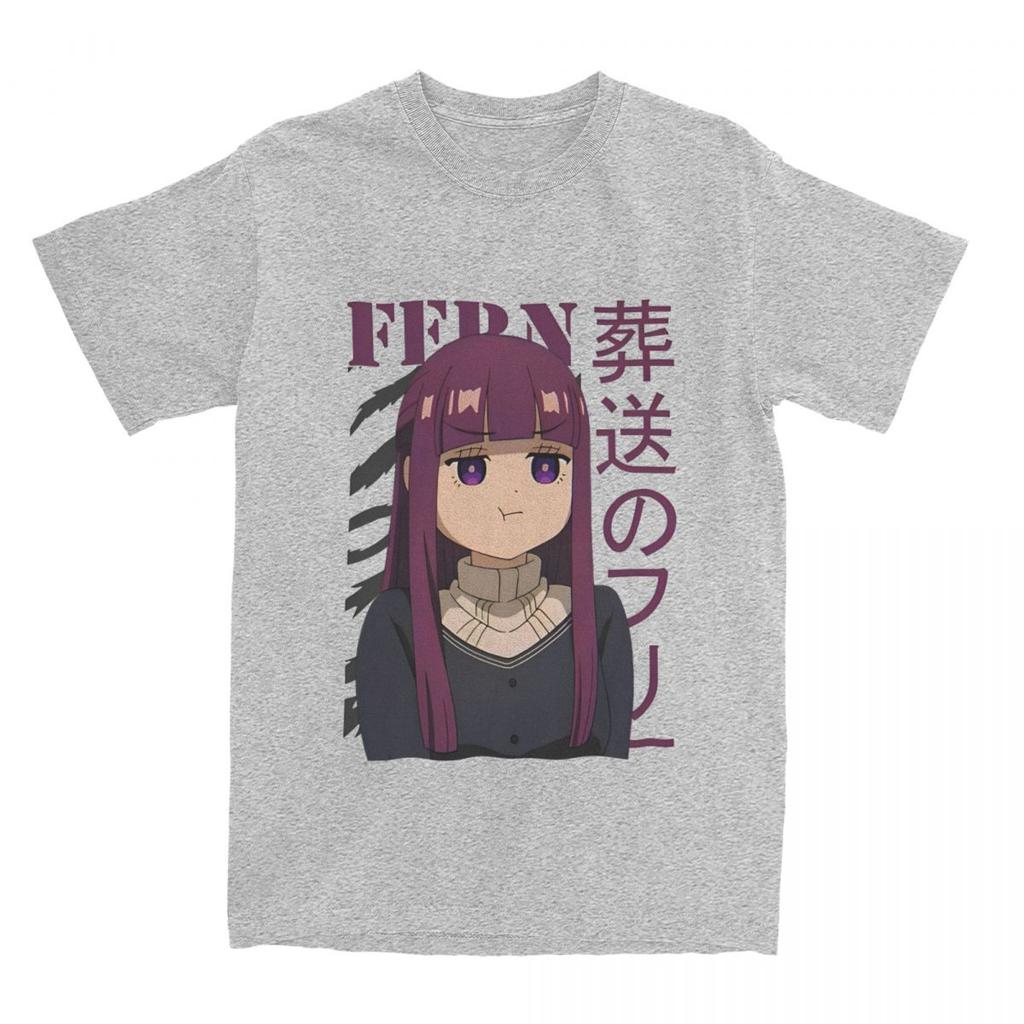 Pánske Dámske Tričko Frieren At The Funeral Anime Tričká Trendy Cool Postavy Fern Letné Tričko Úžasné Bavlnené Oblečenie