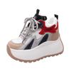 Thick-soled heightened lightweight sports small casual dad shoes women's 2025 autumn new popular thick-soled high-top shoes