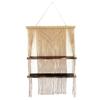 Macrame Hanging Shelves, Brown