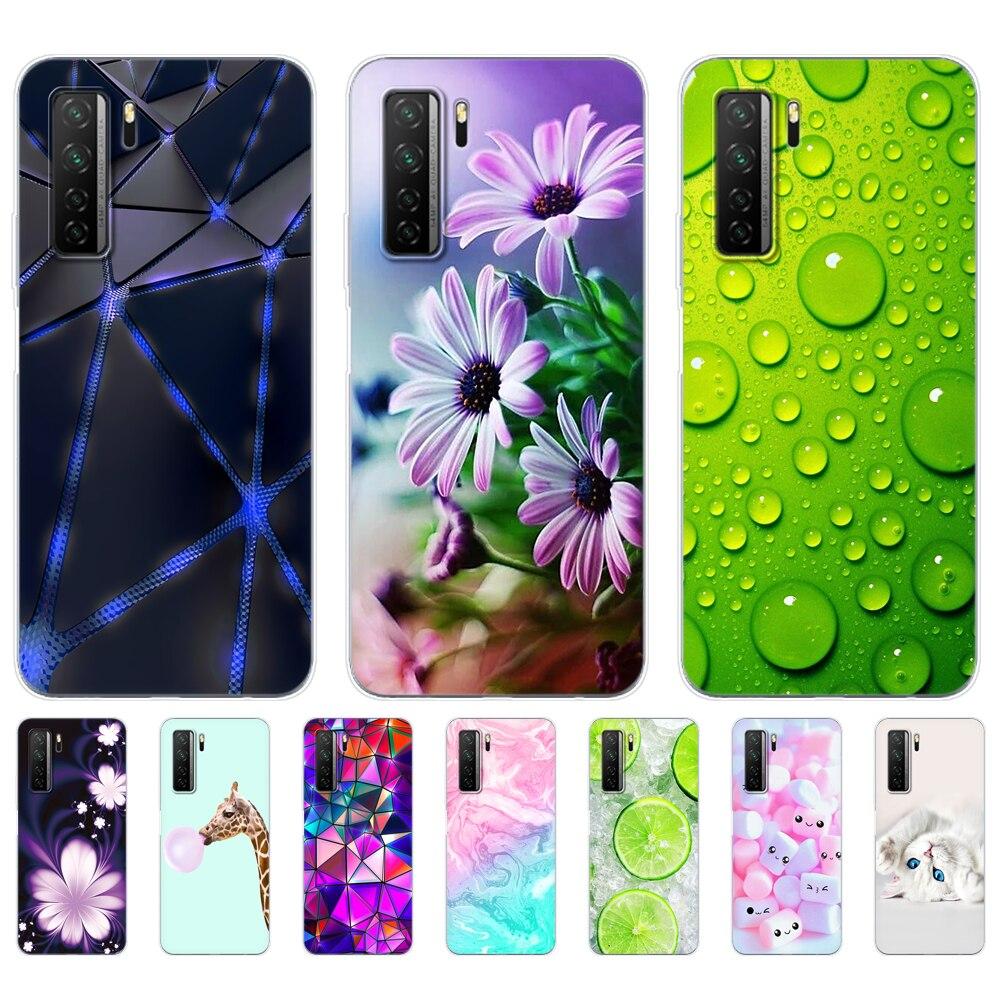 

Для Huawei P40 Lite 5G 4G чехол задняя крышка для Huawei P40 Lite E чехол для телефона P40Lite бампер мягкий прозрачный силиконовый чехол из ТПУ сумка