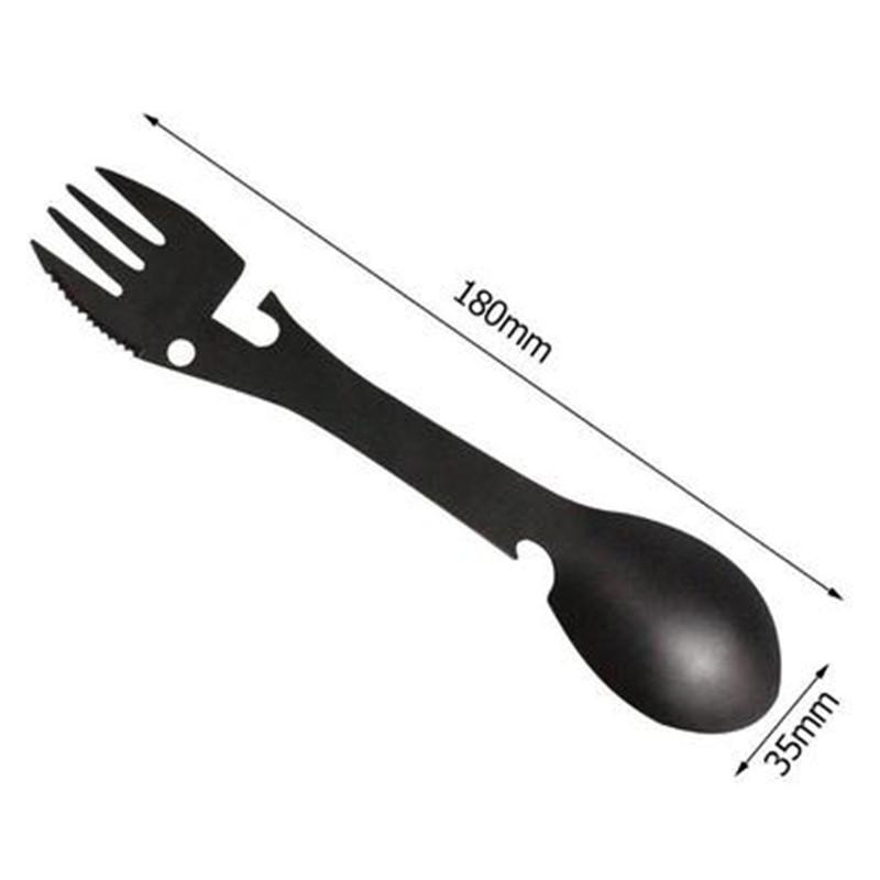 Outdoor Survival Tools 5 In 1 Camping Multi-functional EDC Kit Practical Bottle/Can Opener