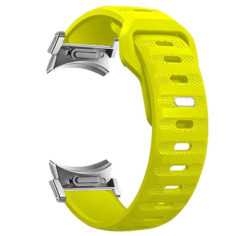 Silicone Strap for Samsung Galaxy Watch 6 5 4 40mm 44mm 5Pro 45mm No Gaps Band For Galaxy Watch 6 Classic 43 47mm 42 46mm Correa