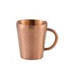 Keep Cold Double-Wall Beer Cups with Handle Hammered Texture Milk Mugs  Drinkware