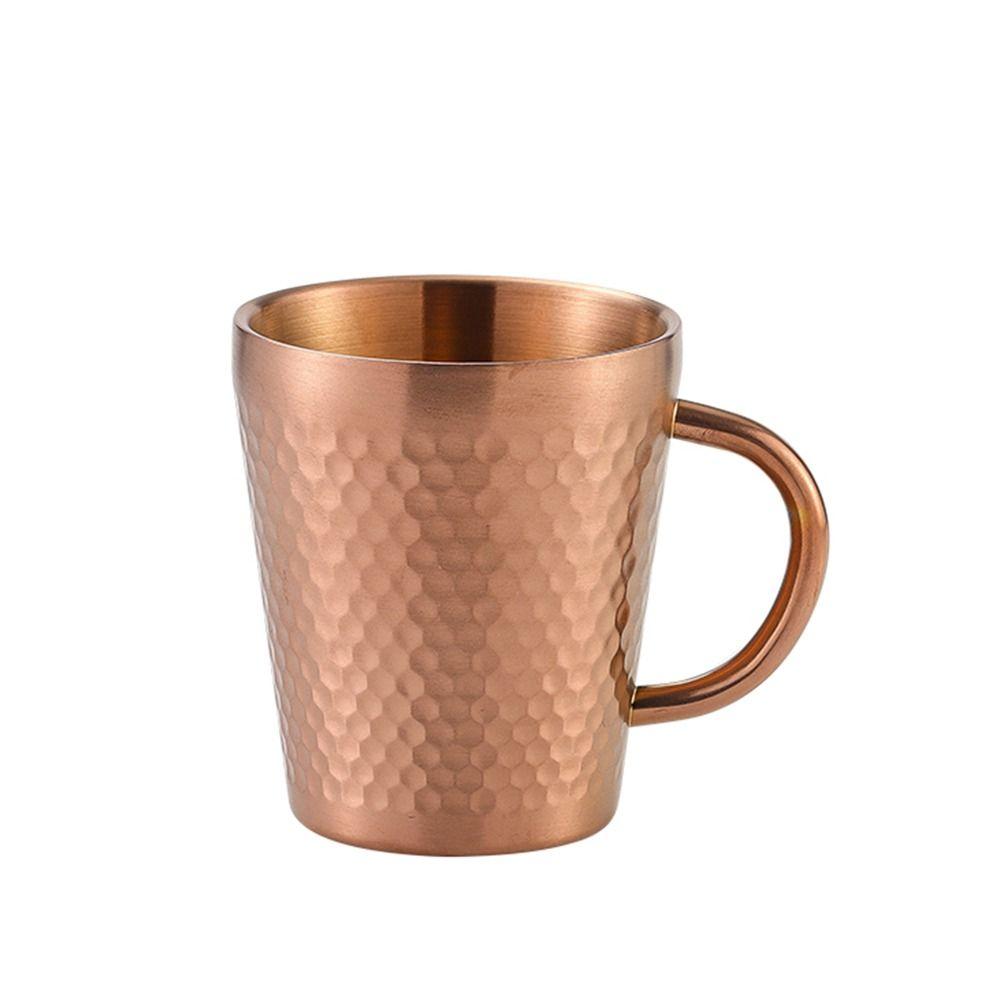 Hammered Texture Cold Water Drinks Cup Keep Cold Milk Mugs  Drinkware